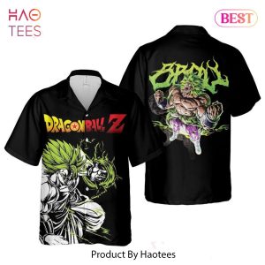 THE BEST Broly Power Hawaiian Shirt Dragon Ball Anime Shirt for Men Women