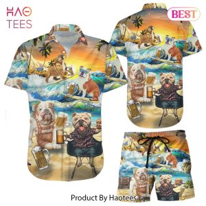 THE BEST Bulldog Hawaiian Shirt Funny Bulldog Beer Aloha Hawaii Shirt Gift For Bulldog Lovers