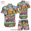 THE BEST Car Hawaiian Shirt Hippie Car On The Way Mushrooms Hippie Hawaii Shirt Gift For Beach Trip
