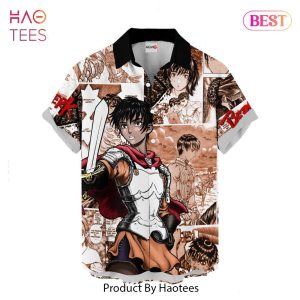 THE BEST Casca Hawaiian Shirts Berserk Custom Anime Clothes for Men Women