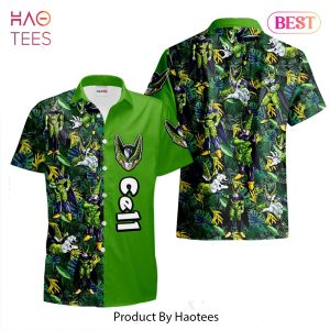 THE BEST Cell Hawaiian Shirts Custom Anime Merch Clothes for Men Women
