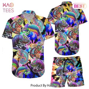 THE BEST Chameleon Hawaiian Shirt Chameleon Colorful Tiedye Hawaii Shirt Gifts For Chameleon Lovers