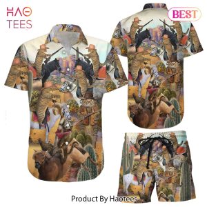 THE BEST Cowboy Cat Shirt Cowboy Western Cat Unisex 3D Hawaiian Shirt Cat Themed Presents