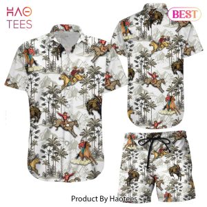 THE BEST Cowboy Hawaiian Shirt Cowboy Horse Aloha Button Down Shirts Summer Holiday Gift Ideas