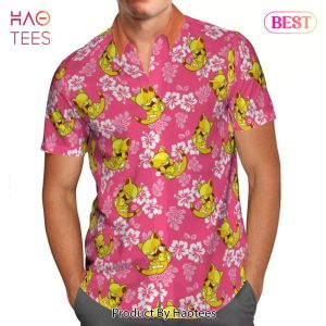 THE BEST Cute Abra Tropical Floral Hawaiian Shirt Anime Shirt for Men Women