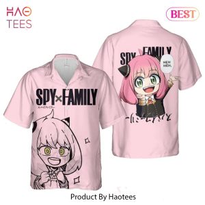 THE BEST Cute Chibi Anya Forger Hawaiian Shirt Spy X Family Anime Shirt for Men Women