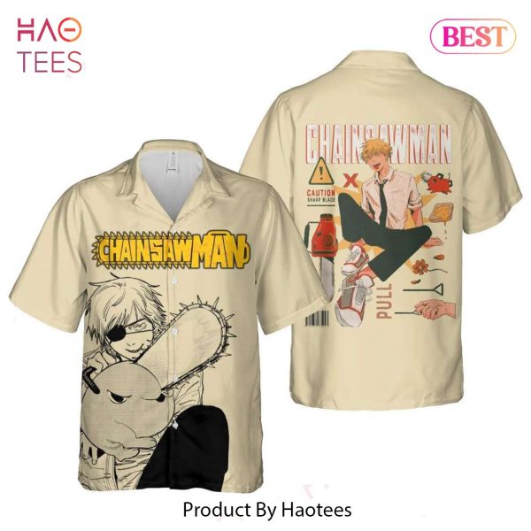 THE BEST Devil The Great Denji Pochita Hawaiian Shirt Chainsaw Man Anime Shirt for Men Women
