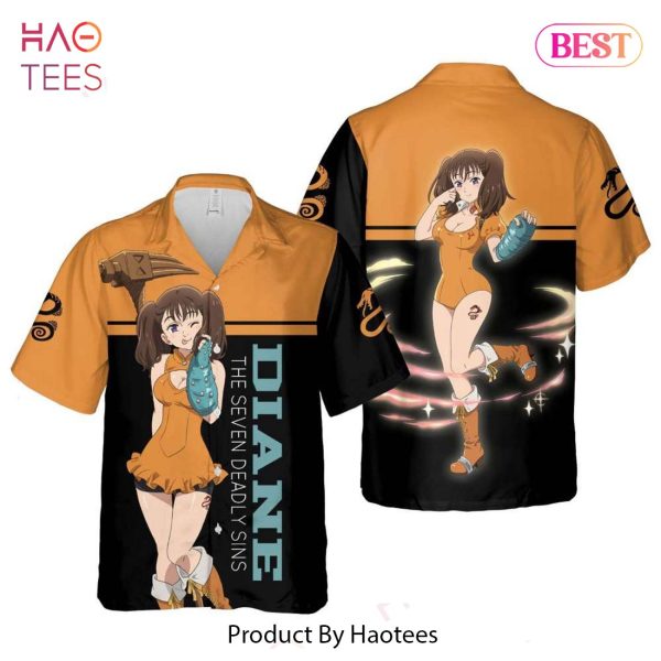 THE BEST Diane the Serpent Sin of Envy Hawaiian Shirt The Seven Deadly Sins Anime Shirt for Men Women