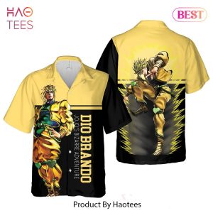 THE BEST Dio Brando Hawaiian Shirt Jojos Bizarre Adventure Anime Shirt for Men Women