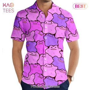 THE BEST Ditto Hawaiian Shirt Pokemon Anime Shirt for Men Women