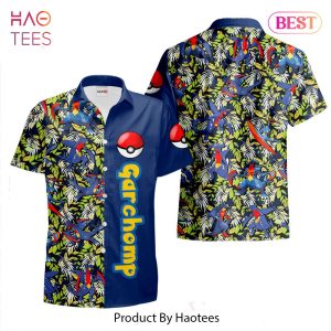 THE BEST Garchomp Hawaiian Shirts Custom Anime Merch Clothes for Men Women THE BEST Garchomp Hawaiian Shirts Custom Anime Merch Clothes for Men Women