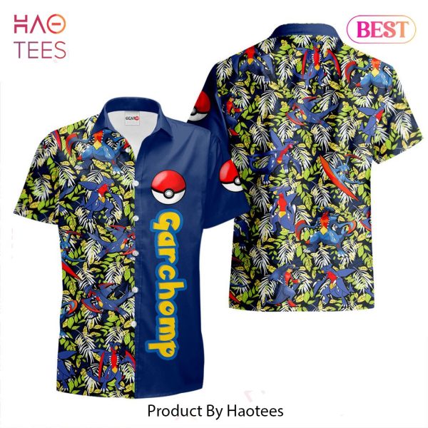 THE BEST Garchomp Hawaiian Shirts Custom Anime Merch Clothes for Men Women