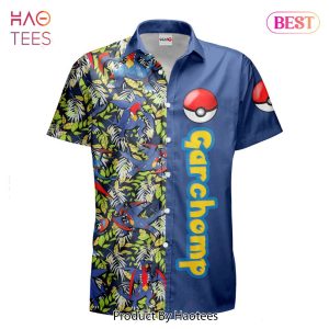 THE BEST Garchomp Hawaiian Shirts Custom Anime Merch Clothes for Men Women