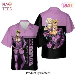 THE BEST Giorno Giovanna Hawaiian Shirt Jojos Bizarre Adventure Anime Shirt for Men Women