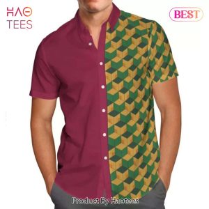 THE BEST Giyu Tomioka Costume Hawaiian Shirt Demon Slayer Anime Shirt for Men Women