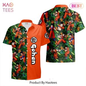 THE BEST Gohan Hawaiian Shirts Custom Anime Merch Clothes for Men Women