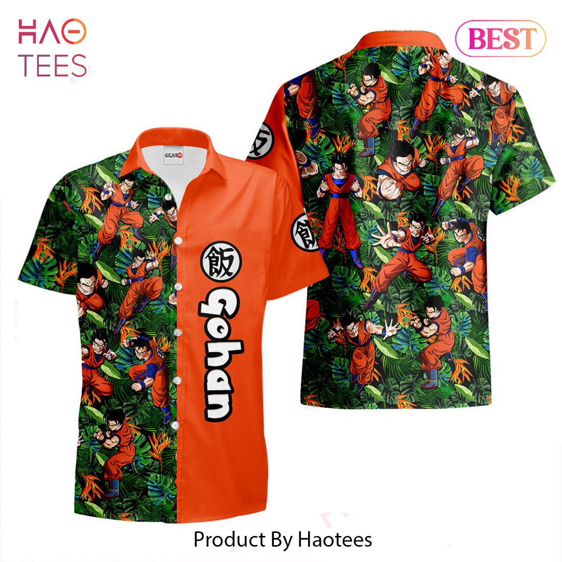 THE BEST Gohan Hawaiian Shirts Custom Anime Merch Clothes for Men Women THE BEST Gohan Hawaiian Shirts Custom Anime Merch Clothes for Men Women