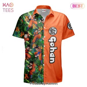 THE BEST Gohan Hawaiian Shirts Custom Anime Merch Clothes for Men Women