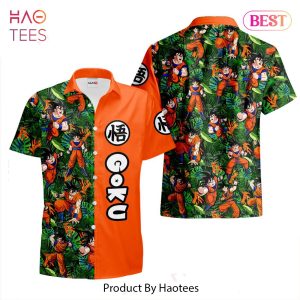 THE BEST Goku Hawaiian Shirts Custom Anime Merch Clothes for Men Women