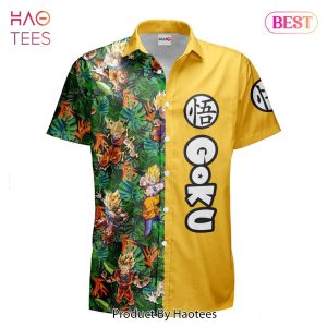 THE BEST Goku Super Saiyan Hawaiian Shirts Custom Anime Merch Clothes for Men Women
