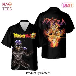 THE BEST Golden Frieza Hawaiian Shirt Dragon Ball Anime Shirt for Men Women