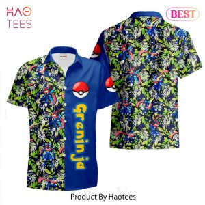 THE BEST Greninja Hawaiian Shirts Custom Anime Merch Clothes for Men Women