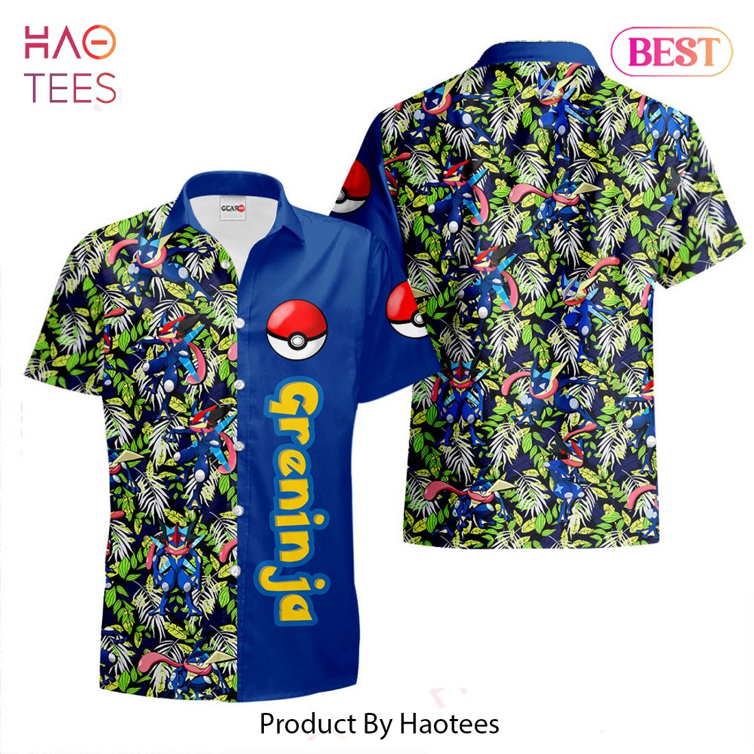 THE BEST Greninja Hawaiian Shirts Custom Anime Merch Clothes for Men Women THE BEST Greninja Hawaiian Shirts Custom Anime Merch Clothes for Men Women