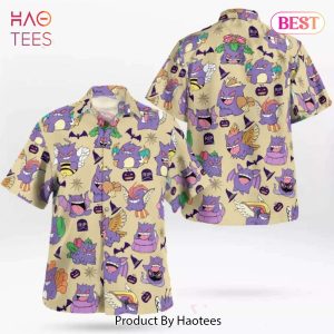 THE BEST Grumpy Gengar Carnival Hawaiian Shirt Anime Shirt for Men Women
