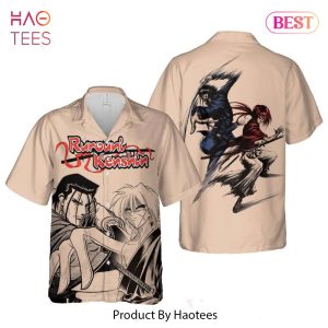 THE BEST Kenshin And Saito Hawaiian Shirt Rurouni Kenshin Anime Shirt for Men Women