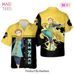 THE BEST King Grizzly Sin of Sloth Hawaiian Shirt The Seven Deadly Sins Anime Shirt for Men Women