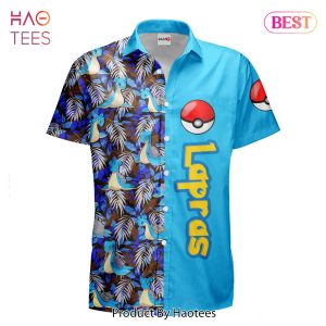 THE BEST Lapras Hawaiian Shirts Custom Anime Merch Clothes for Men Women