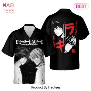 THE BEST Light Yagami And L Hawaiian Shirt Death Note Anime Shirt for Men Women