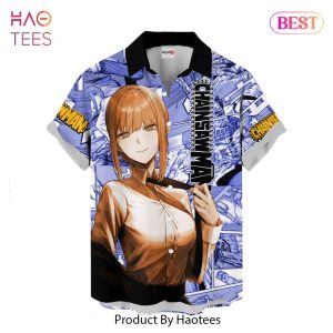 THE BEST Makima Hawaiian Shirts Custom Anime Merch Clothes for Men Women