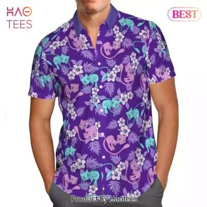 THE BEST Mew Tropical Floral Hawaiian Shirt Anime Shirt for Men Women