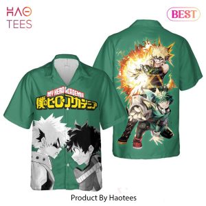 THE BEST Midoriya And Bakugo Hawaiian Shirt My Hero Academia Anime Shirt for Men Women