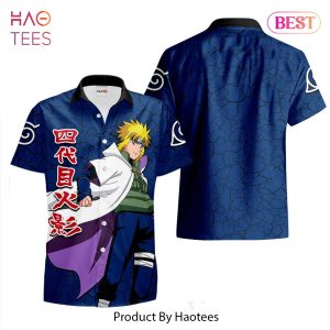 THE BEST Minato Namikaze Hawaiian Shirts Custom Anime Merch Clothes for Men Women