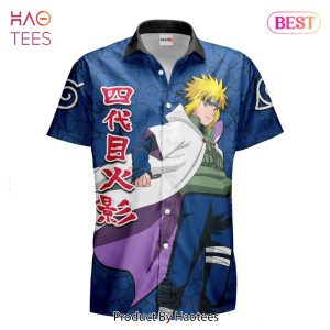 THE BEST Minato Namikaze Hawaiian Shirts Custom Anime Merch Clothes for Men Women