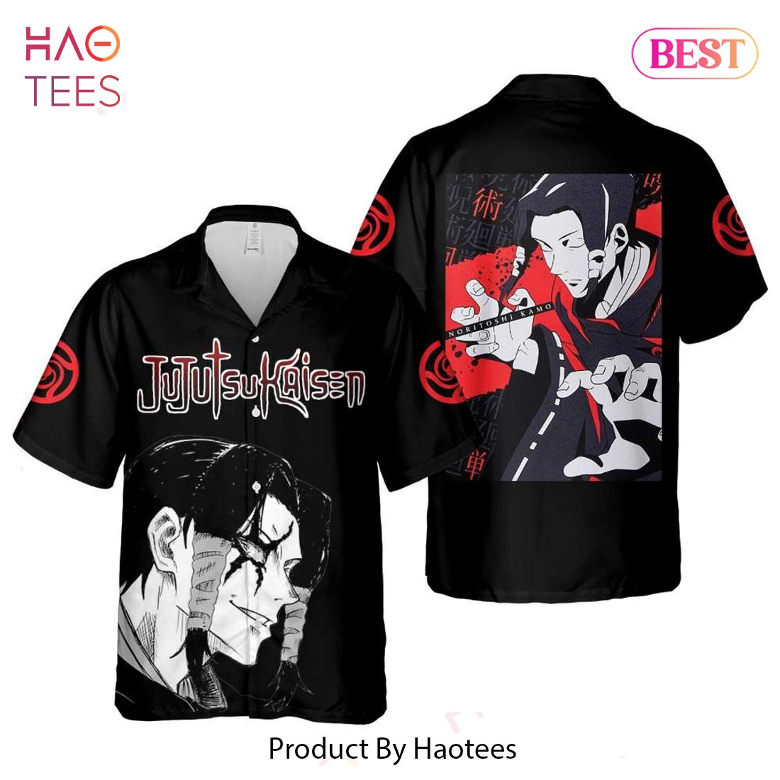 THE BEST Noritoshi Kamo Hawaiian Shirt Jujutsu Kaisen Anime Shirt for Men Women THE BEST Noritoshi Kamo Hawaiian Shirt Jujutsu Kaisen Anime Shirt for Men Women
