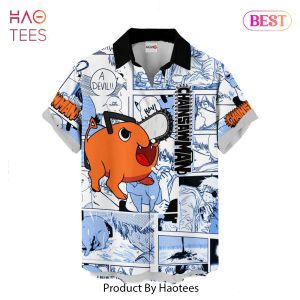THE BEST Pochita Hawaiian Shirts Custom Anime Merch Clothes for Men Women