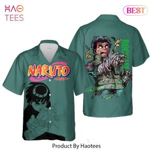 THE BEST Rock Lee Hawaiian Shirt Naruto Anime Shirt for Men Women