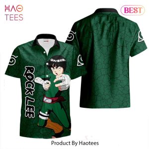 THE BEST Rock Lee Hawaiian Shirts Custom Anime Merch Clothes for Men Women
