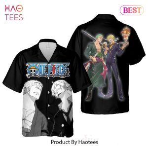 THE BEST Roronoa Zoro VS Sanji Hawaiian Shirt One Piece Anime Shirt for Men Women