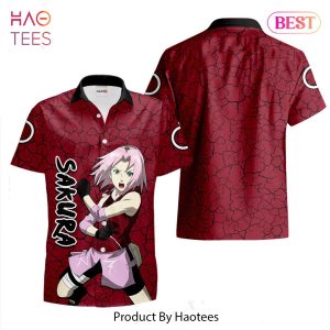 THE BEST Sakura Haruno Hawaiian Shirts Custom Anime Merch Clothes for Men Women