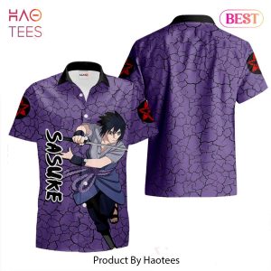 THE BEST Sasuke Uchiha Hawaiian Shirts Custom Anime Merch Clothes for Men Women