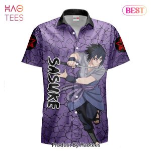 THE BEST Sasuke Uchiha Hawaiian Shirts Custom Anime Merch Clothes for Men Women