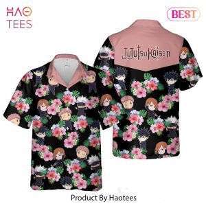 THE BEST Satoru Yuji Megumi Nobara Hawaiian Shirt Jujutsu Kaisen Anime Shirt for Men Women