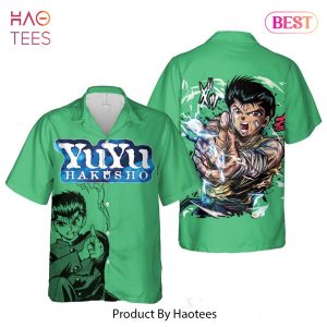 THE BEST Spirit Gun Hawaiian Shirt Yuyu Hakusho Anime Shirt for Men Women