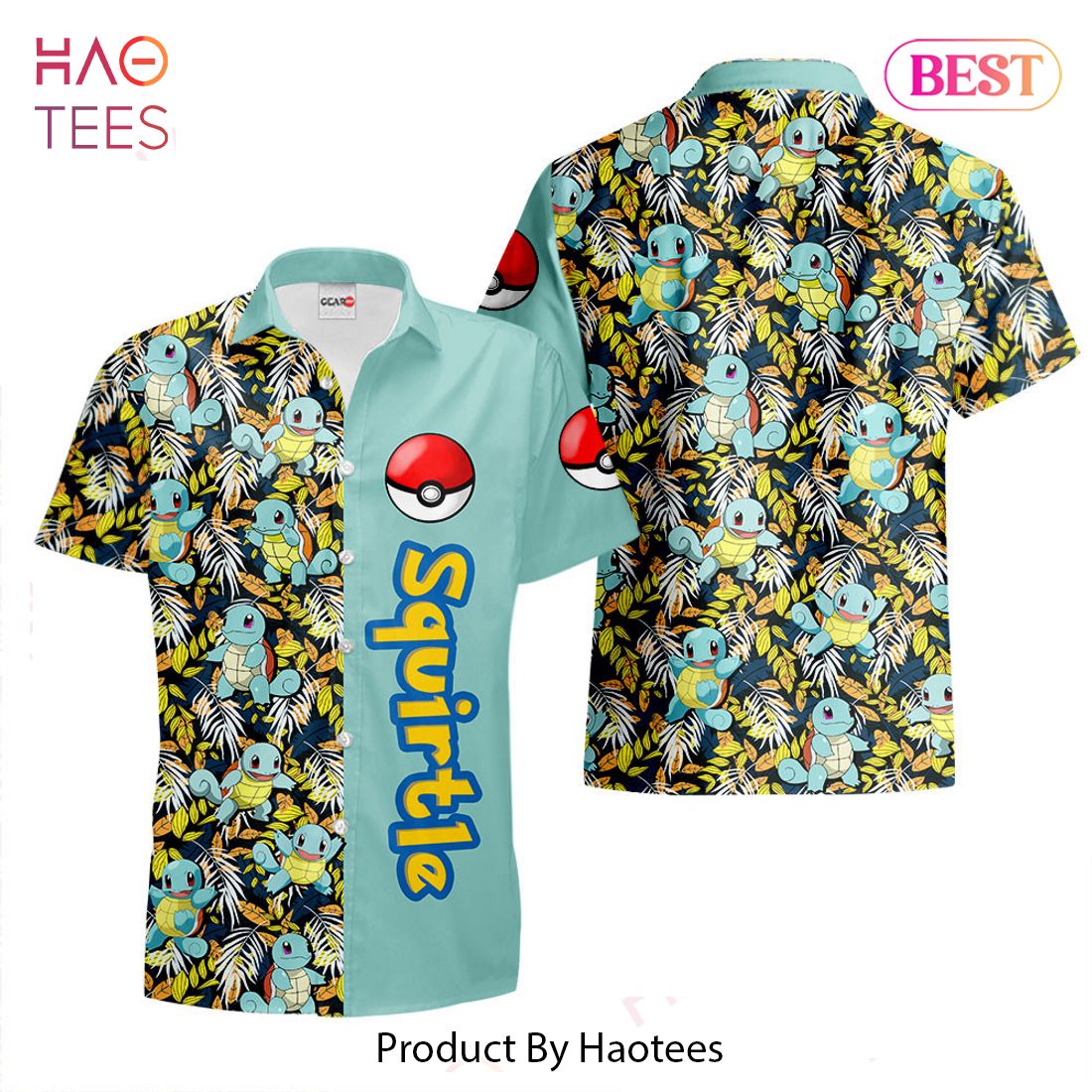 THE BEST Squirtle Hawaiian Shirts Custom Anime Merch Clothes for Men Women THE BEST Squirtle Hawaiian Shirts Custom Anime Merch Clothes for Men Women