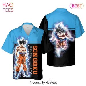 THE BEST Super Son Goku Ultra Instinct Hawaiian Shirt Dragon Ball Anime Shirt for Men Women