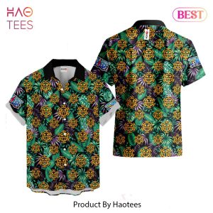 THE BEST Trafalgar D Law Symbol Hawaiian Shirts Custom Anime Merch Clothes for Men Women
